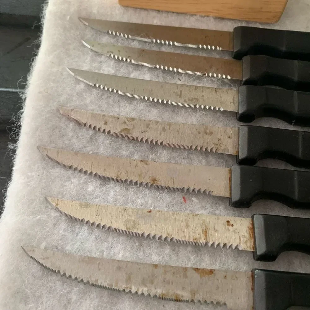 Farberware 7 Piece Steak Knife Set In Block